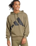 ADIDAS SPORTSWEAR Hanorac cu imprimeu logo - Negru/Kaki