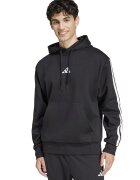 ADIDAS SPORTSWEAR Hanorac cu imprimeu logo si buzunar kangaroo - Alb/Negru
