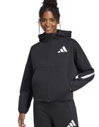 ADIDAS SPORTSWEAR Hanorac cu maneci cazute si buzunare oblice Z.N.E. - Negru/Alb optic