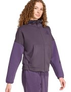 ADIDAS SPORTSWEAR Hanorac cu maneci cazute si fermoar - Violet/Violet aubergine