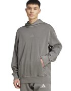 ADIDAS SPORTSWEAR Hanorac de bumbac cu logo - Gri inchis