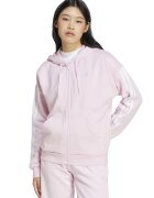 ADIDAS SPORTSWEAR Hanorac din amestec de bumbac cu fermoar - Alb/Roz pal