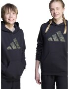 ADIDAS SPORTSWEAR Hanorac din amestec de bumbac cu logo - Negru