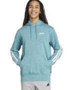 ADIDAS SPORTSWEAR Hanorac lejer cu buzunar kangaroo - Alb/Turcoaz