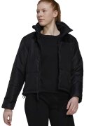 ADIDAS SPORTSWEAR Jacheta crop usoara cu logo pe spate - Negru
