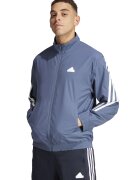 ADIDAS SPORTSWEAR Jacheta cu fermoar si logo - Alb/Albastru prafuit