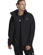 ADIDAS SPORTSWEAR Jacheta relaxed fit cu logo mic pentru trekking Traveer - Negru
