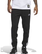 ADIDAS SPORTSWEAR Pantaloni de trening cu logo si snur de ajustare - Alb/Negru