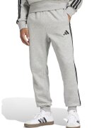 ADIDAS SPORTSWEAR Pantaloni de trening cu logo si snur de ajustare - Negru/Gri deschis