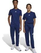 ADIDAS SPORTSWEAR Pantaloni de trening cu logo si snur in talie Essentials - Alb/Albastru inchis
