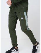 ADIDAS SPORTSWEAR Pantaloni de trening cu talie elastica - Gri cenusiu/Kaki inchis