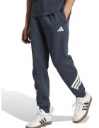 ADIDAS SPORTSWEAR Pantaloni de trening din amestec de bumbac cu logo - Alb/Bleumarin