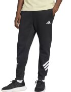 ADIDAS SPORTSWEAR Pantaloni de trening din amestec de bumbac cu logo - Negru