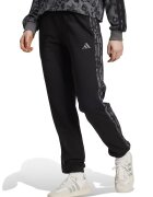 ADIDAS SPORTSWEAR Pantaloni de trening din amestec de bumbac cu logo - Negru/Gri inchis