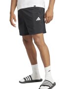 ADIDAS SPORTSWEAR Pantaloni scurti cu buzunare laterale - Alb/Negru