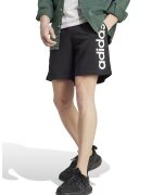 ADIDAS SPORTSWEAR Pantaloni scurti cu imprimeu logo si snur - Negru