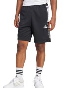 ADIDAS SPORTSWEAR Pantaloni scurti cu imprimeu logo Tiro - Negru stins/Alb optic