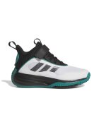 ADIDAS SPORTSWEAR Pantofi Own The Game 3.0 cu bareta velcro pentru baschet - Alb/Negru/Verde persan