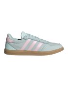 ADIDAS SPORTSWEAR Pantofi sport Breaknet Sleek din piele intoarsa cu logo lateral - Albastru glaciar/Roz pal
