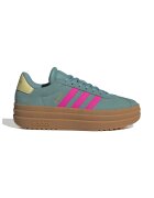ADIDAS SPORTSWEAR Pantofi sport Court Bold din piele intoarsa cu talpa flatform - Roz deschis/Verde persan