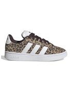 ADIDAS SPORTSWEAR Pantofi sport cu animal print VL Court Bold - Negru/Maro