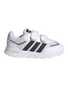 ADIDAS SPORTSWEAR Pantofi sport cu inchidere velcro si logo - Alb/Gri antracit