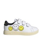 ADIDAS SPORTSWEAR Pantofi sport cu velcro Advantage Smiley - Alb/Negru
