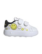 ADIDAS SPORTSWEAR Pantofi sport cu velcro Advantage Smiley - Alb/Negru