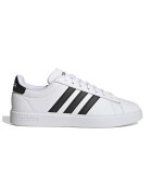 ADIDAS SPORTSWEAR Pantofi sport de piele ecologica cu imprimeu logo Grand Court 2.0 - Alb/Negru