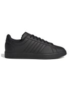 ADIDAS SPORTSWEAR Pantofi sport de piele ecologica cu imprimeu logo Grand Court 2.0 - Negru