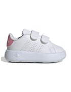 ADIDAS SPORTSWEAR Pantofi sport de piele ecologica cu velcro Advantage - Roz deschis/Alb optic