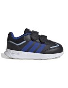 ADIDAS SPORTSWEAR Pantofi sport de piele ecologica cu velcro Tensaur - Negru/Albastru royal