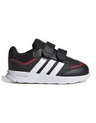 ADIDAS SPORTSWEAR Pantofi sport de piele ecologica cu velcro Tensaur - Rosu/Alb/Negru