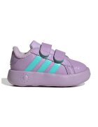 ADIDAS SPORTSWEAR Pantofi sport din piele ecologica cu velcro Grand Court - Violet/Verde aquamarin