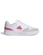 ADIDAS SPORTSWEAR Pantofi sport din piele si piele intoarsa Kantana - Alb/Maro nisip/Roz