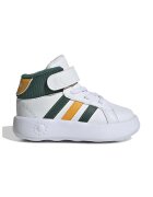 ADIDAS SPORTSWEAR Pantofi sport Grand Court de piele ecologica - Verde englez/Alb optic