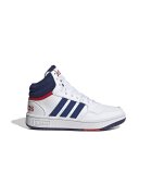 ADIDAS SPORTSWEAR Pantofi sport mid-high din piele ecologica Hoops - Rosu/Alb/Bleumarin
