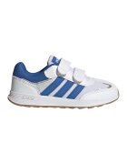 ADIDAS SPORTSWEAR Pantofi sport Tensaur din piele ecologica si plasa - cu velcro - Alb/Albastru royal