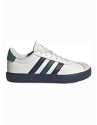 ADIDAS SPORTSWEAR Pantofi sport VL Court 3.0 de piele - Alb/Verde englez/Bleumarin