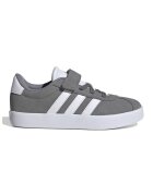 ADIDAS SPORTSWEAR Pantofi sport VL Court 3.0 de piele intoarsa cu velcro - Gri inchis