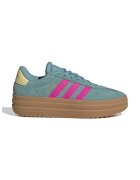 ADIDAS SPORTSWEAR Pantofi sport VL Court Bold flatform din piele intoarsa - Roz deschis/Verde persan