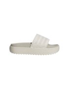 ADIDAS SPORTSWEAR Papuci cu logo si platforma Adilette - Alb fildes