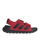 ADIDAS SPORTSWEAR Sandale cu logo si velcro Alta Swim - Negru/Rosu vermillion