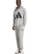 ADIDAS SPORTSWEAR Set de 2 piese de trening cu imprimeu logo - Negru/Gri melange