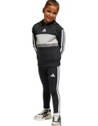 ADIDAS SPORTSWEAR Set de colanti si hanorac cu logo - Negru/Gri deschis/Alb murdar