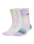 ADIDAS SPORTSWEAR Set de sosete lungi unisex cu model tie dye - 3 Perechi - Verde/Galben/Lila