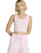 ADIDAS SPORTSWEAR Top crop cu detaliu logo - Roz deschis