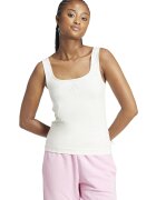ADIDAS SPORTSWEAR Top cu decolteu patrat si broderie logo - Alb optic
