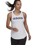 ADIDAS SPORTSWEAR Top cu imprimeu logo Essentials - Alb/Negru