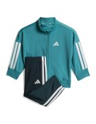 ADIDAS SPORTSWEAR Trening cu fermoar Essentials Climacool - Alb/Verde inchis/Verde persan